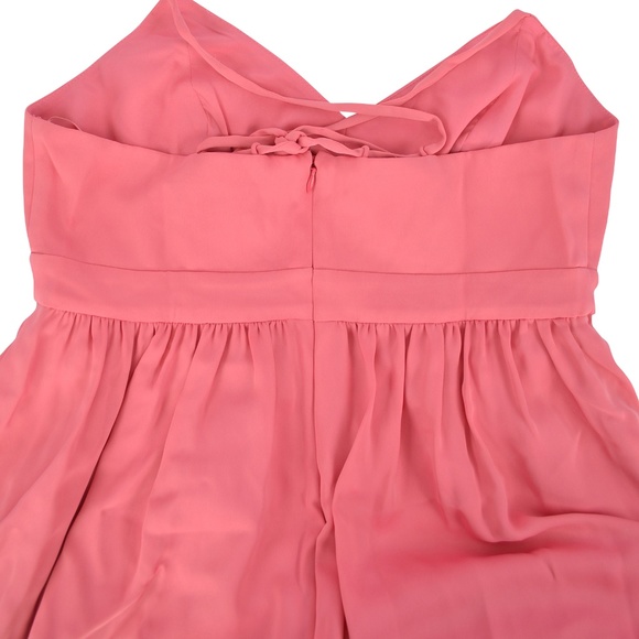 J. Crew Drapey Spaghetti-Strap Dress in Bright - Picture 8 of 8